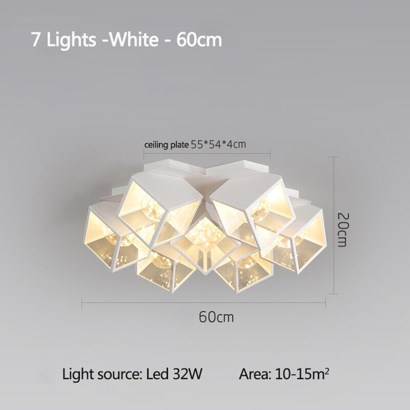Elegant Glass Ceiling Lighting