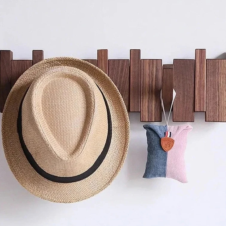 Natural Wood Piano Storage Rack in Beech or Walnut