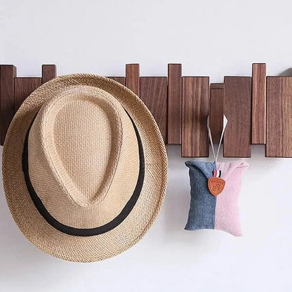 Natural Wood Piano Storage Rack in Beech or Walnut