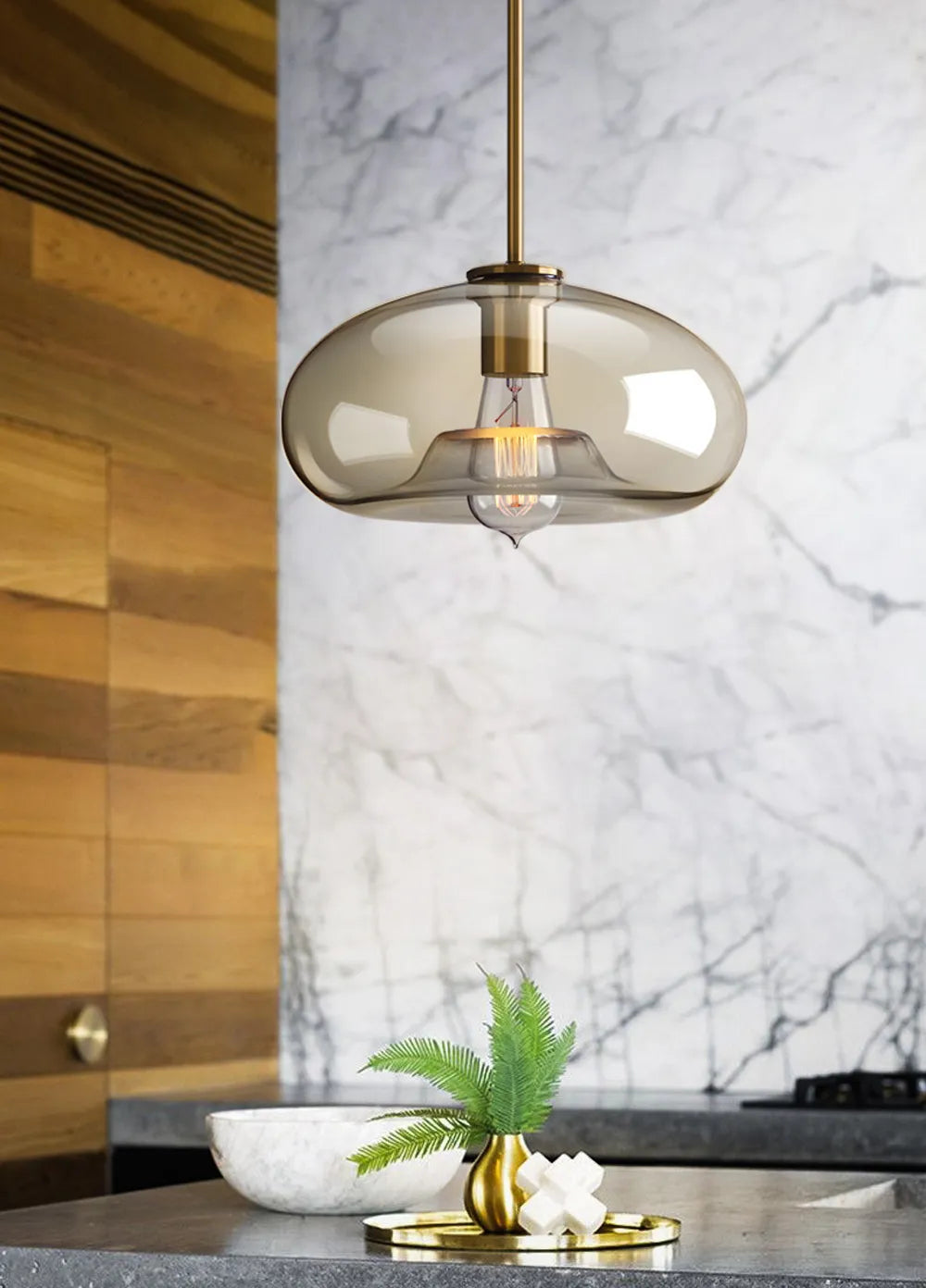 Sleek Metal LED Pendant Lamp