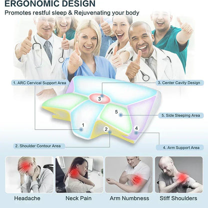 Contour Comfort 2-in-1 Memory Foam Neck Pillow