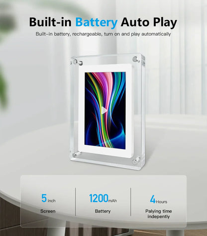 Compact Digital Picture Frame with Wireless Display