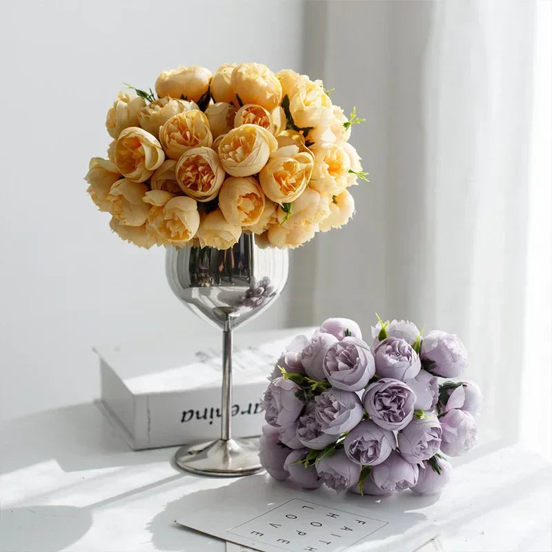 Beautiful Floral Peony Arrangement with 27 Soft Blooms