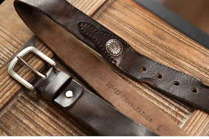 Leather Traditional Cowboy Belt