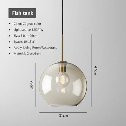 Sleek Metal LED Pendant Lamp