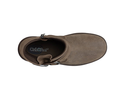 ShaniaBoot | Elegant Chic Leather Mid-Rise Comfort Boots 3
