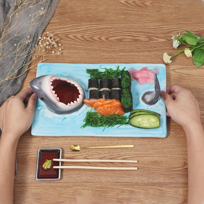 SharkiePlate™ - Ceramic Shark Mouth Plate Inovessa