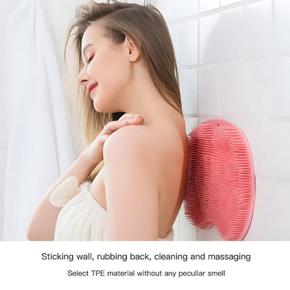 Soft Non Slip Shower Mat Exfoliating Body Scrubber