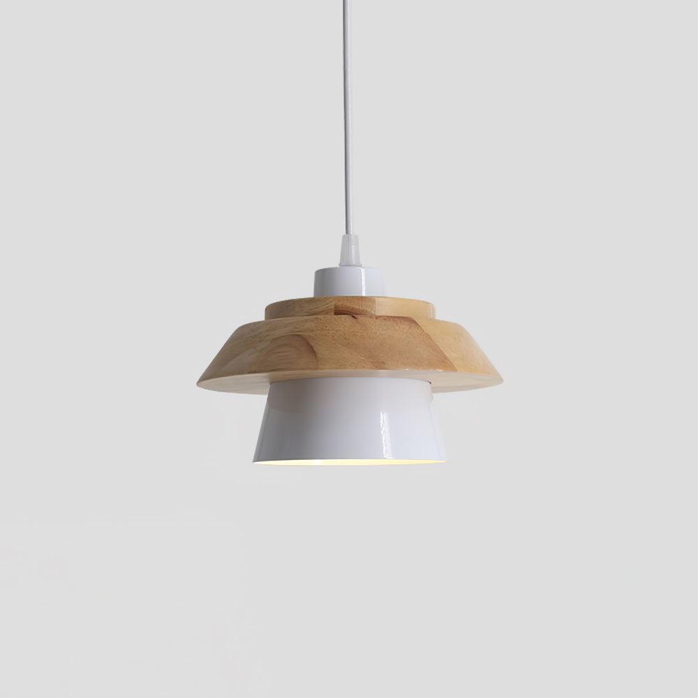 Rustic Wood Hanging Ceiling Lamp