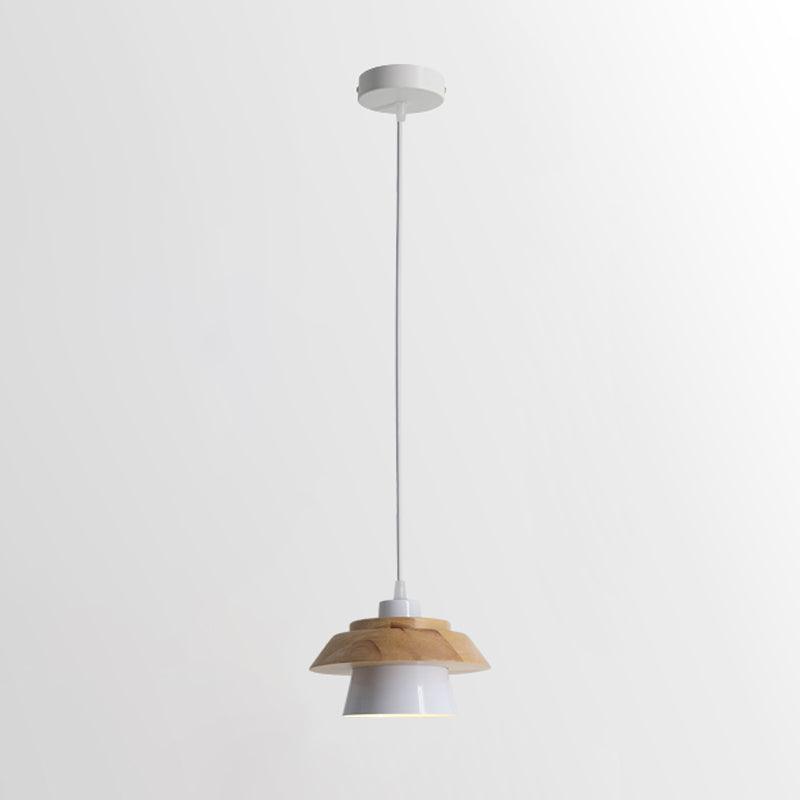 Rustic Wood Hanging Ceiling Lamp