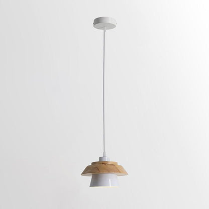 Rustic Wood Hanging Ceiling Lamp
