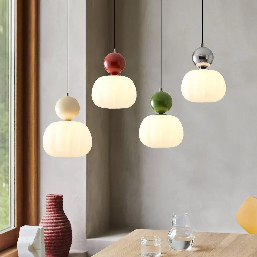 Sleek 3-Light Glass Hanging Lamp