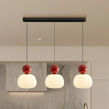 Sleek 3-Light Glass Hanging Lamp