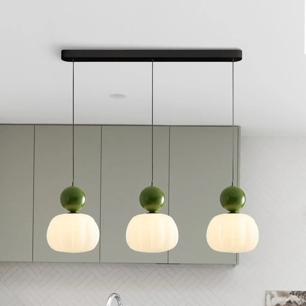 Sleek 3-Light Glass Hanging Lamp