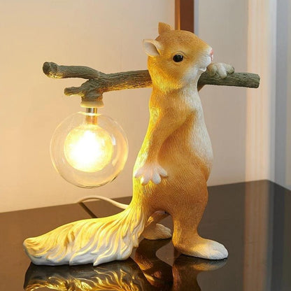 Cute Animal Figurine Desk Lamp