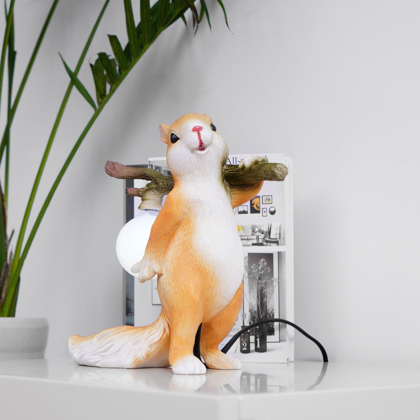 Cute Animal Figurine Desk Lamp