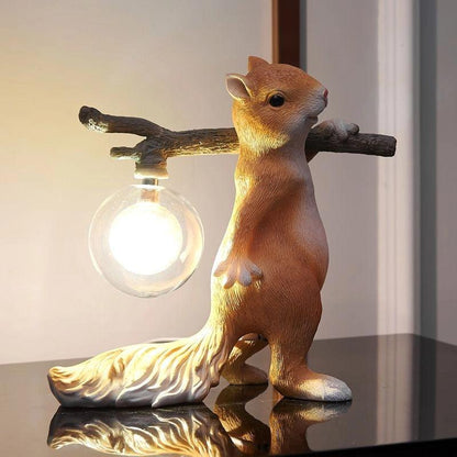 Cute Animal Figurine Desk Lamp