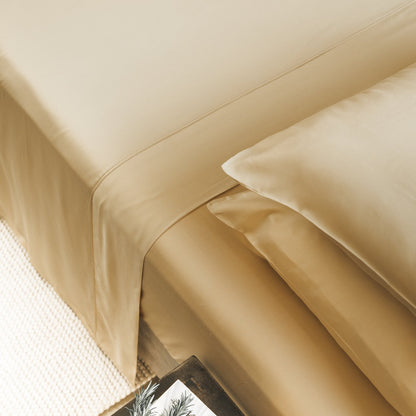 Breathable Bamboo Silk Soft Cooling Bed Sheet