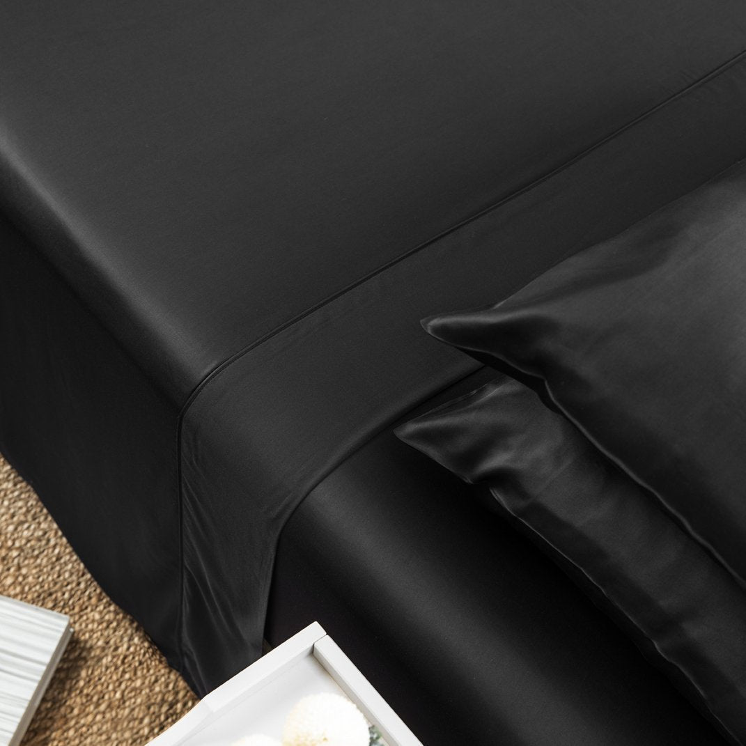 Breathable Bamboo Silk Soft Cooling Bed Sheet