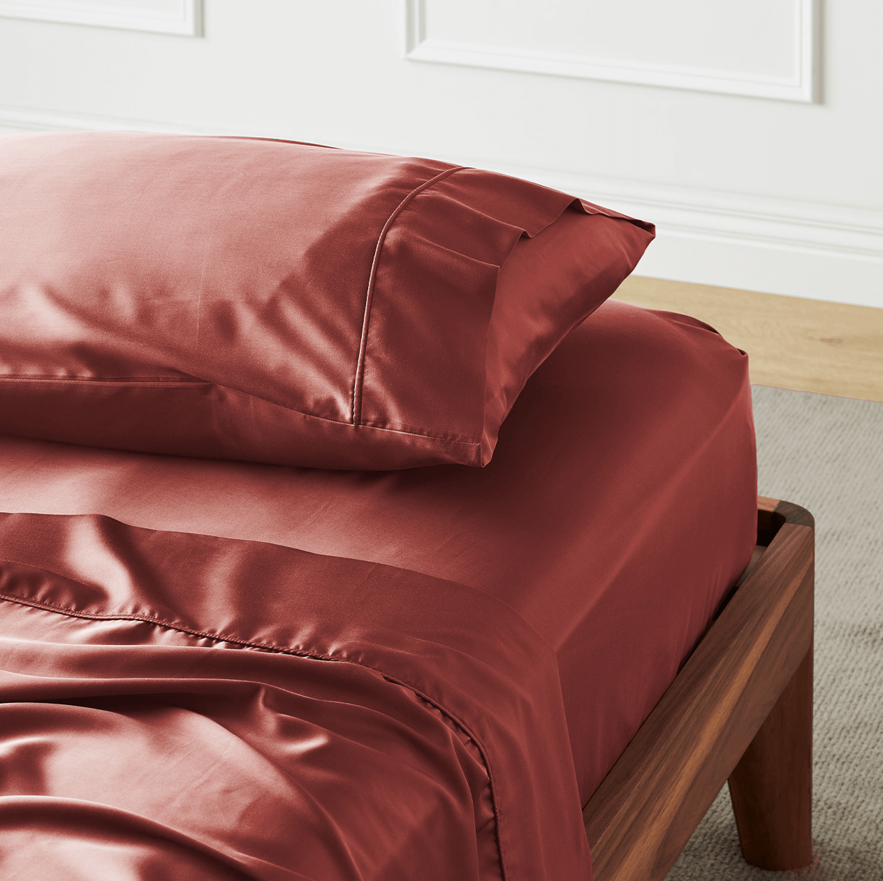 Soft Bamboo Breathable Pillowcase Set For Cooling Comfort