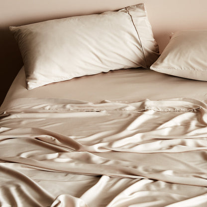 Soft Bamboo Breathable Pillowcase Set For Cooling Comfort