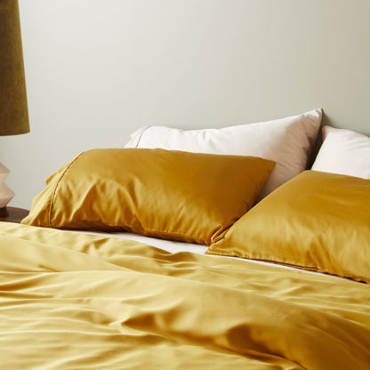 Soft Bamboo Breathable Pillowcase Set For Cooling Comfort