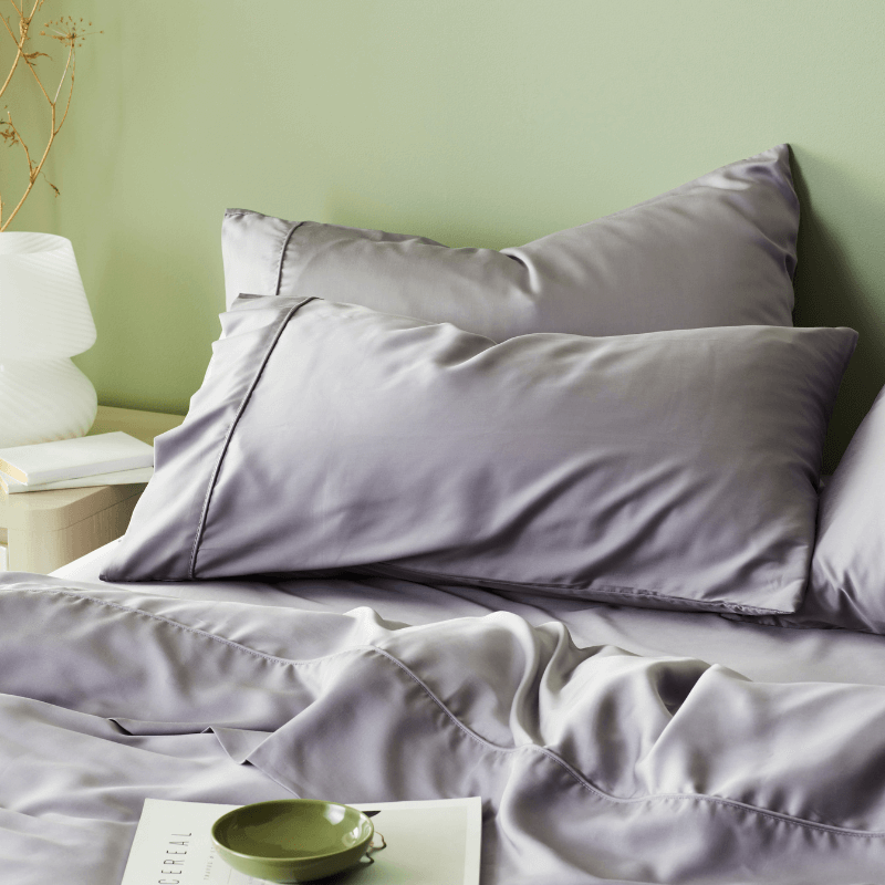 Soft Bamboo Breathable Pillowcase Set For Cooling Comfort