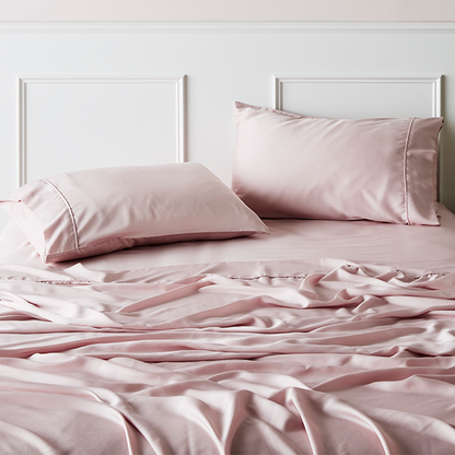 Soft Bamboo Breathable Pillowcase Set For Cooling Comfort