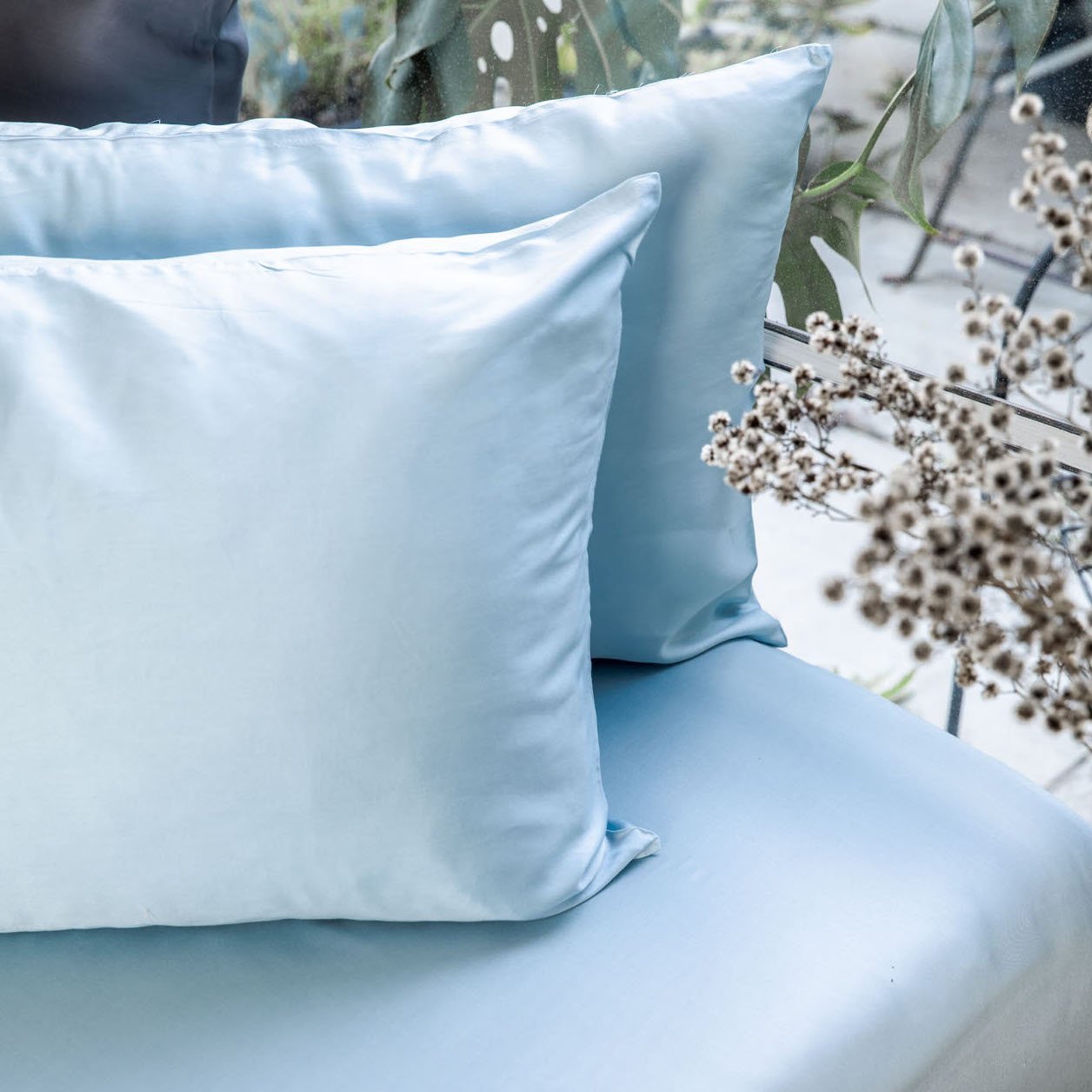 Soft Bamboo Breathable Pillowcase Set For Cooling Comfort