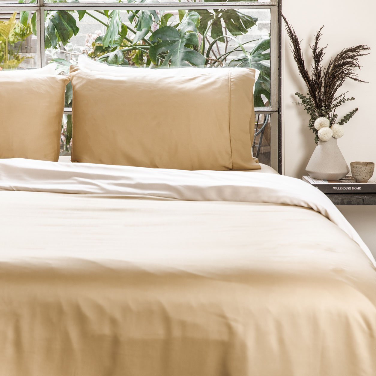 Soft Bamboo Breathable Pillowcase Set For Cooling Comfort