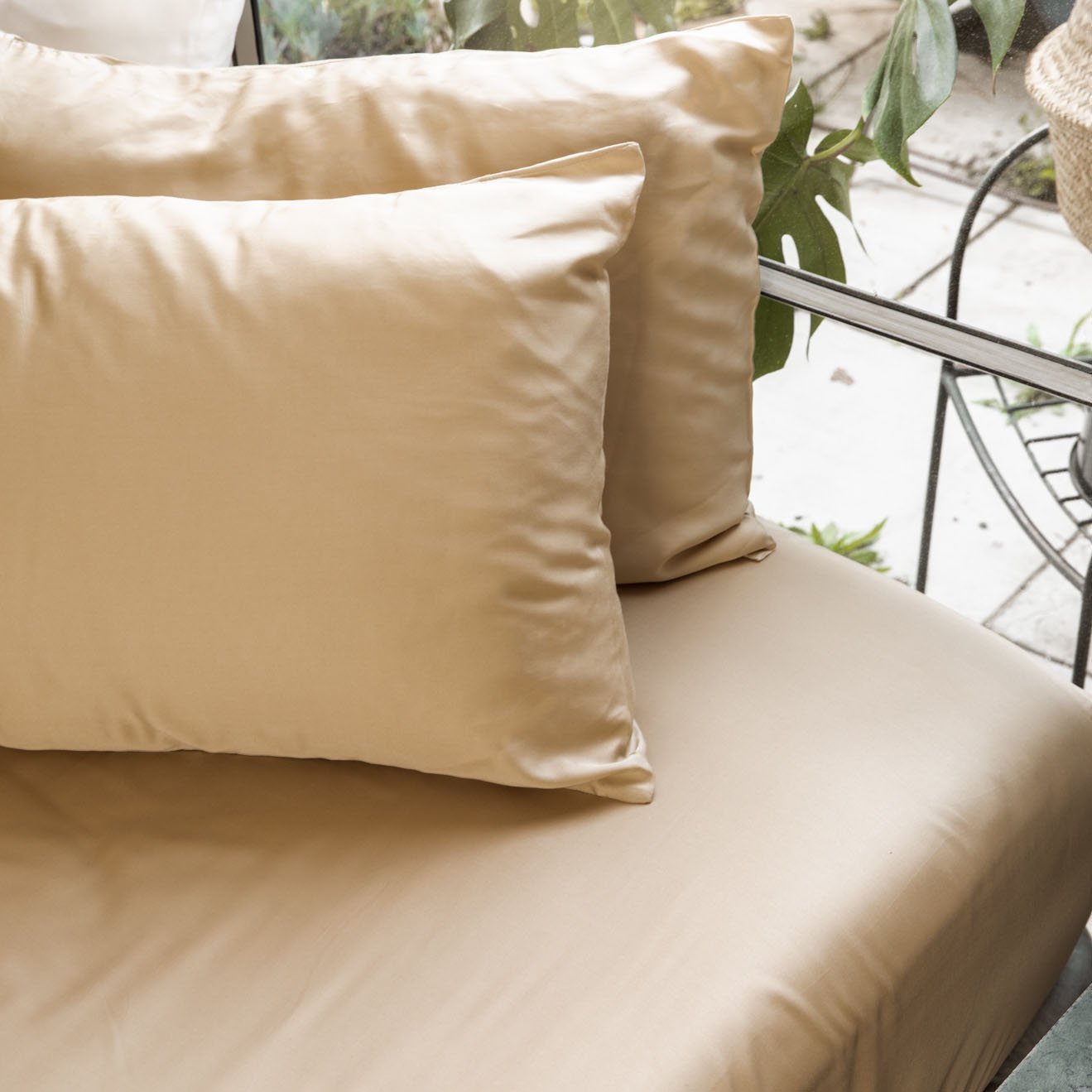 Soft Bamboo Breathable Pillowcase Set For Cooling Comfort