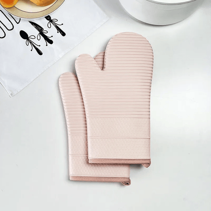 Durable Non-Stick Heatproof Silicone Oven Mitts - Lusomart
