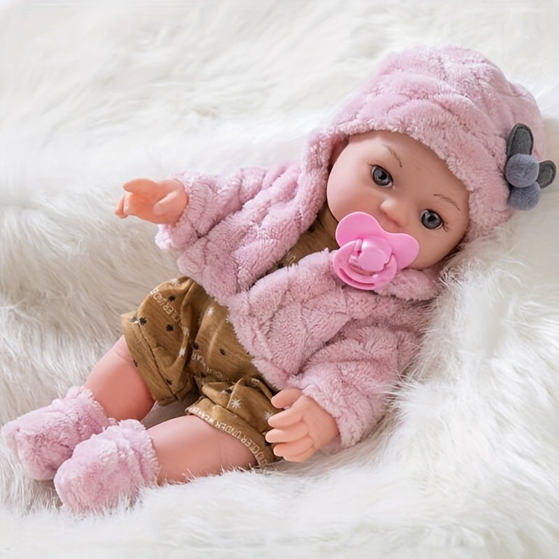 Cuddly Silicone Baby Doll for Imaginative Play - Lusomart