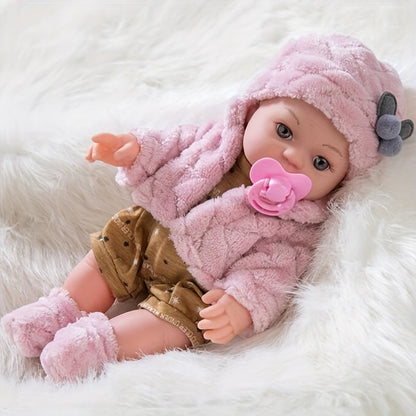 Cuddly Silicone Baby Doll for Imaginative Play - Lusomart