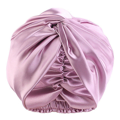 Soft Satin Sleep Cap for Women's Hair Protection - Lusomart