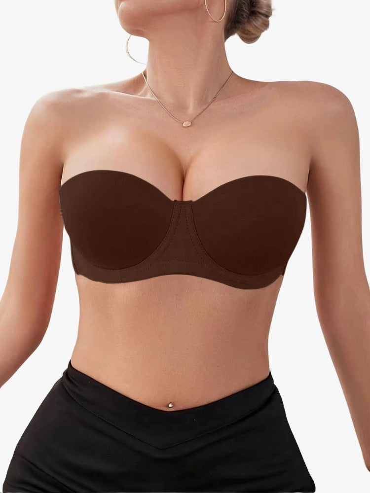 SilkenLift | Elegant Comfortable Strapless Push-up Bra 8