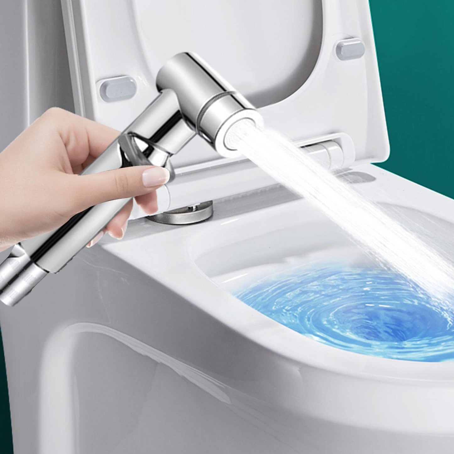 Adjustable Bathroom Faucet Spray Head With Valve