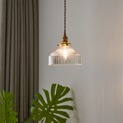 Silvessa | Elegant Vintage Copper Glass Kitchen Pendant Lighting 1
