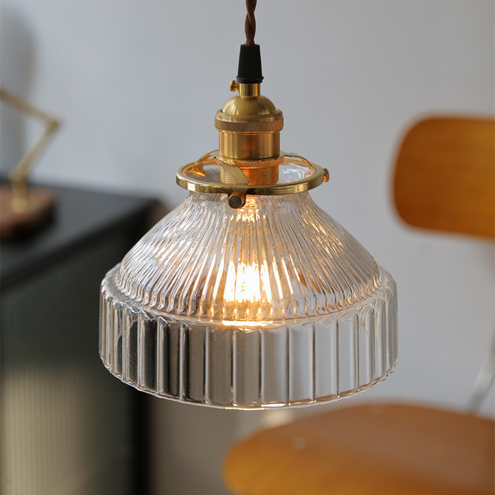 Silvessa | Elegant Vintage Copper Glass Kitchen Pendant Lighting 2