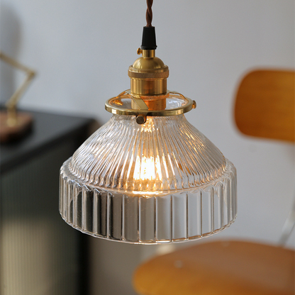 Silvessa | Elegant Vintage Copper Glass Kitchen Pendant Lighting 2