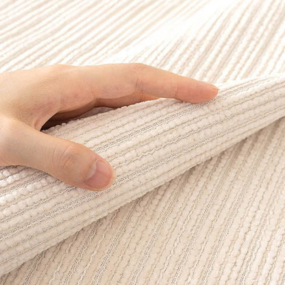 Durable Plain Chenille Pet-proof Sofa Slipcover