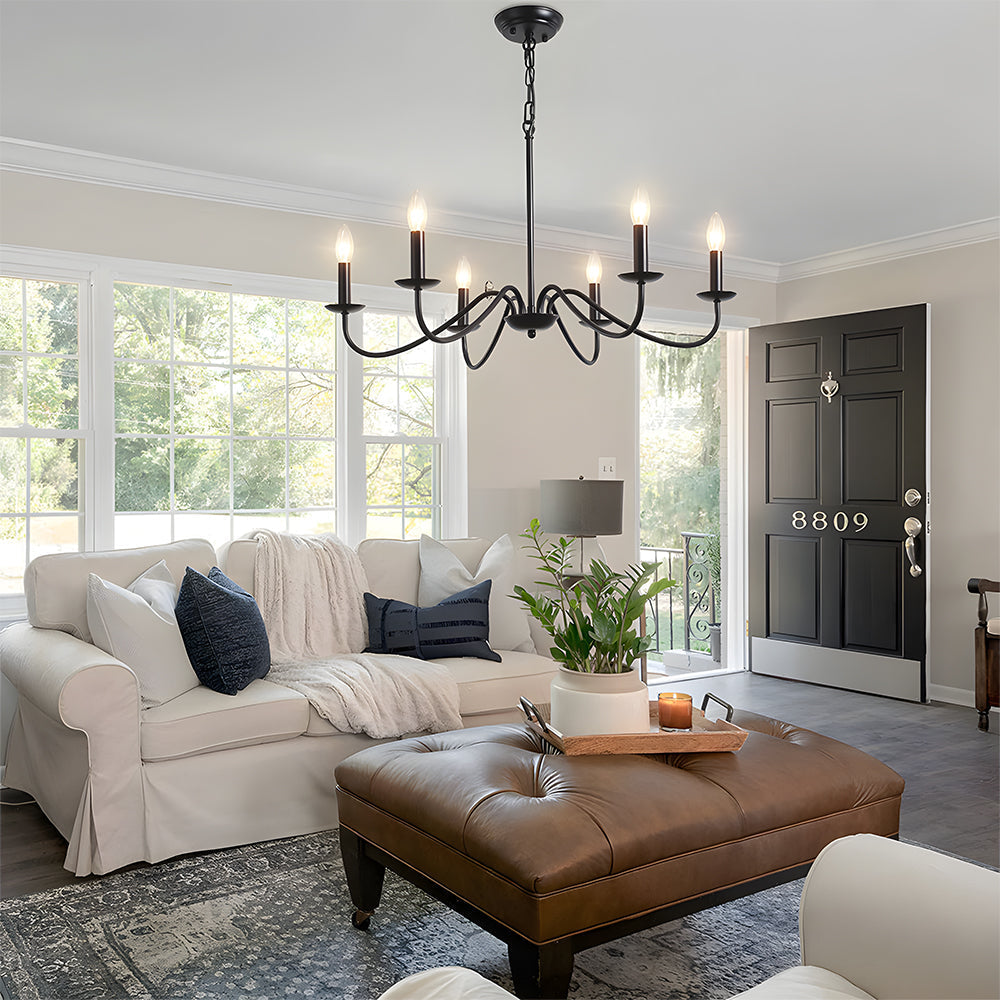 Simple Modern Iron Bedroom Pendant Lights 6