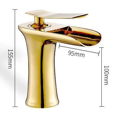 Luxury Chrome Dual Handle Sink Faucet