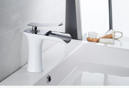 Luxury Chrome Dual Handle Sink Faucet