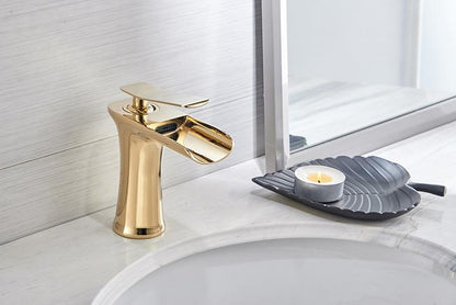 Luxury Chrome Dual Handle Sink Faucet