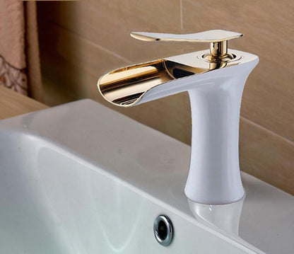 Luxury Chrome Dual Handle Sink Faucet