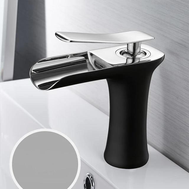 Luxury Chrome Dual Handle Sink Faucet