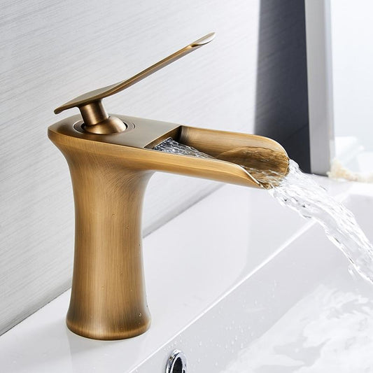 Luxury Chrome Dual Handle Sink Faucet - Lusomart