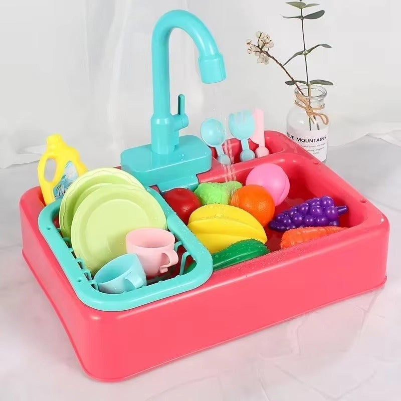 SinkSprout – Mini Throwing Playset with Tap and Vegetable Toys 2