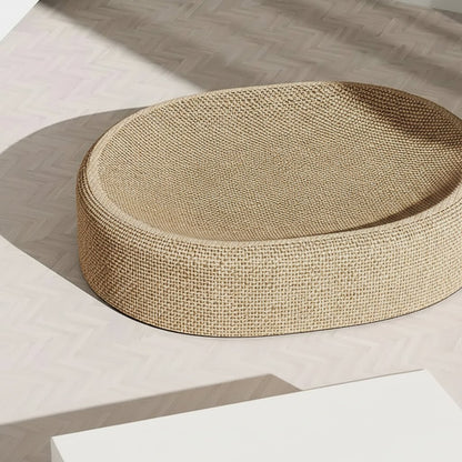 SisalNest | Cozy Durable Oval Cat Scratching Lounger Bed 4